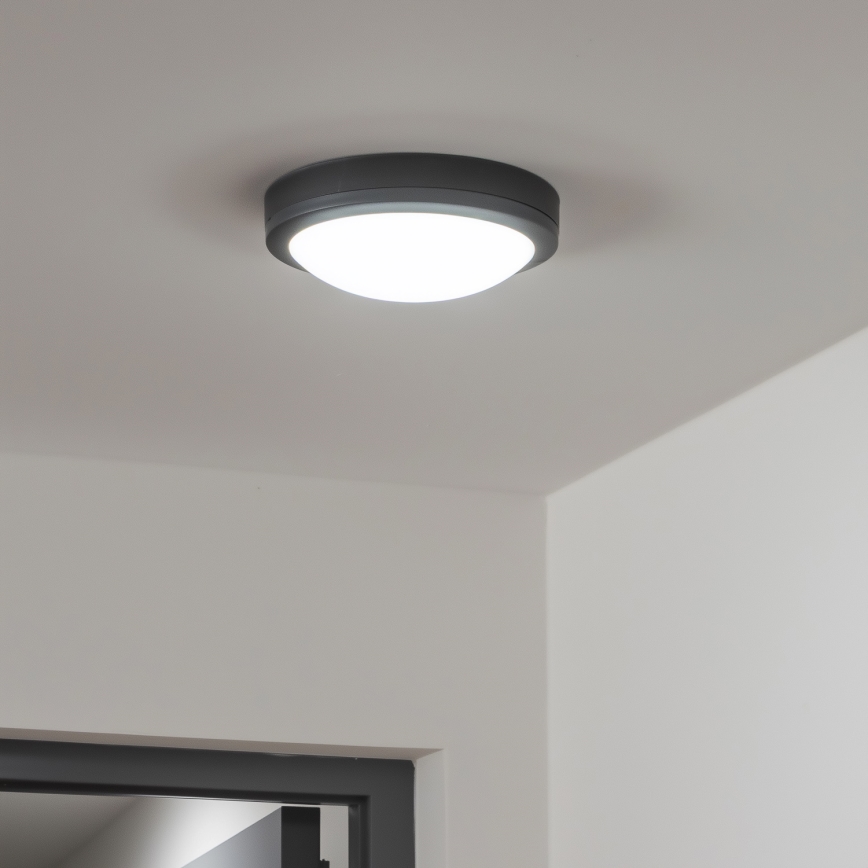 Brilagi - Світильник для стелі зовнішній LED/20W/230V діам. 23 см IP54 антрацит