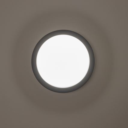 Brilagi - Світильник для стелі зовнішній LED/20W/230V діам. 23 см IP54 антрацит