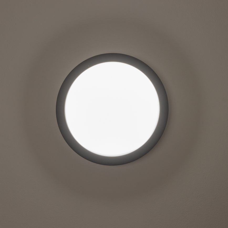 Brilagi - Світильник для стелі зовнішній LED/20W/230V діам. 23 см IP54 антрацит