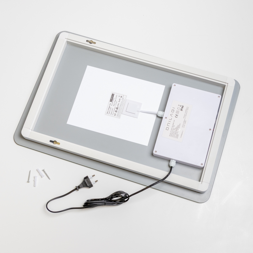Brilagi - LED дзеркало з підігрівом для ванної DIANA LED/13W/230V 60x40 см IP44 CRI 90 з регулюванням яскравості + CCT