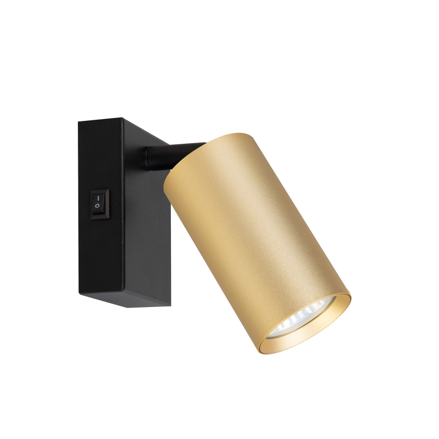 Brilagi - LED регульований настінний точковий світильник SELE 1xGU10/6,5W/230V 2700-6500K чорний/золотий