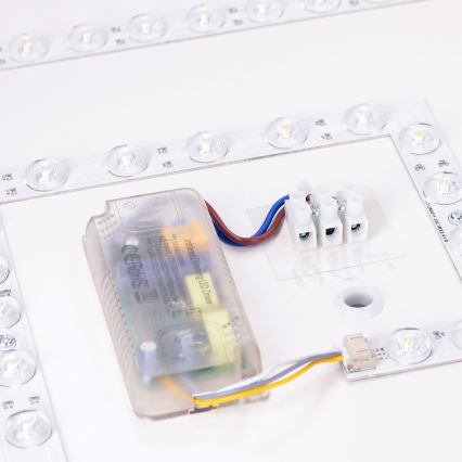 BRILAGI - LED стельовий світильник з регулюванням яскравості PILANA LED/48W/230V 3000-6500K дуб/чорний 42x42 cm + дистанційне керування