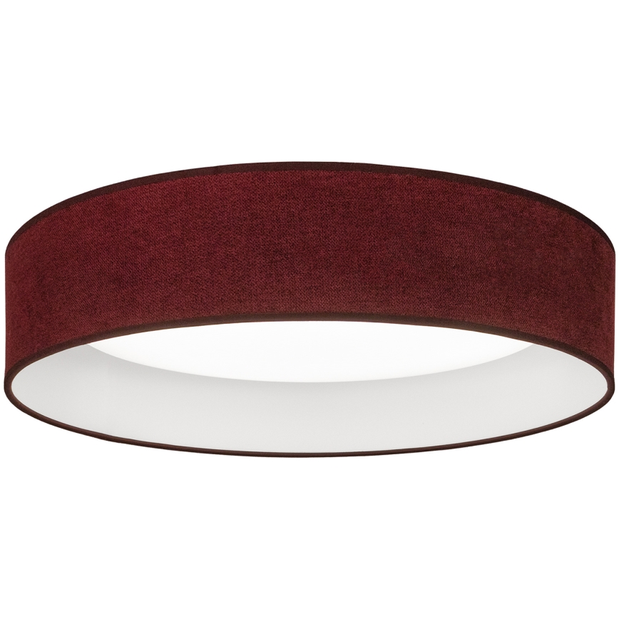 Brilagi - LED регульований стельовий світильник VELVET SMART VARI LED/36W/230V 3000-6500K діам. 55 см бордовий + пульт дистанційного керування