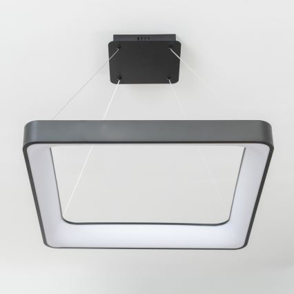 Brilagi - LED затемнювана підвісна люстра на тросі FALCON II LED/125W/230V 3000-6500K 60x60 cm чорна + пульт дистанційного керування