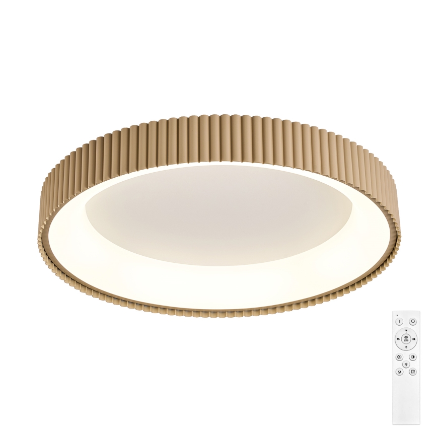 Brilagi - LED-стельовий світильник FALCON MODERN з регулюванням яскравості, 54 Вт, 230 В, 3000–6500 К, 60 см, бежевий + пульт дистанційного керування