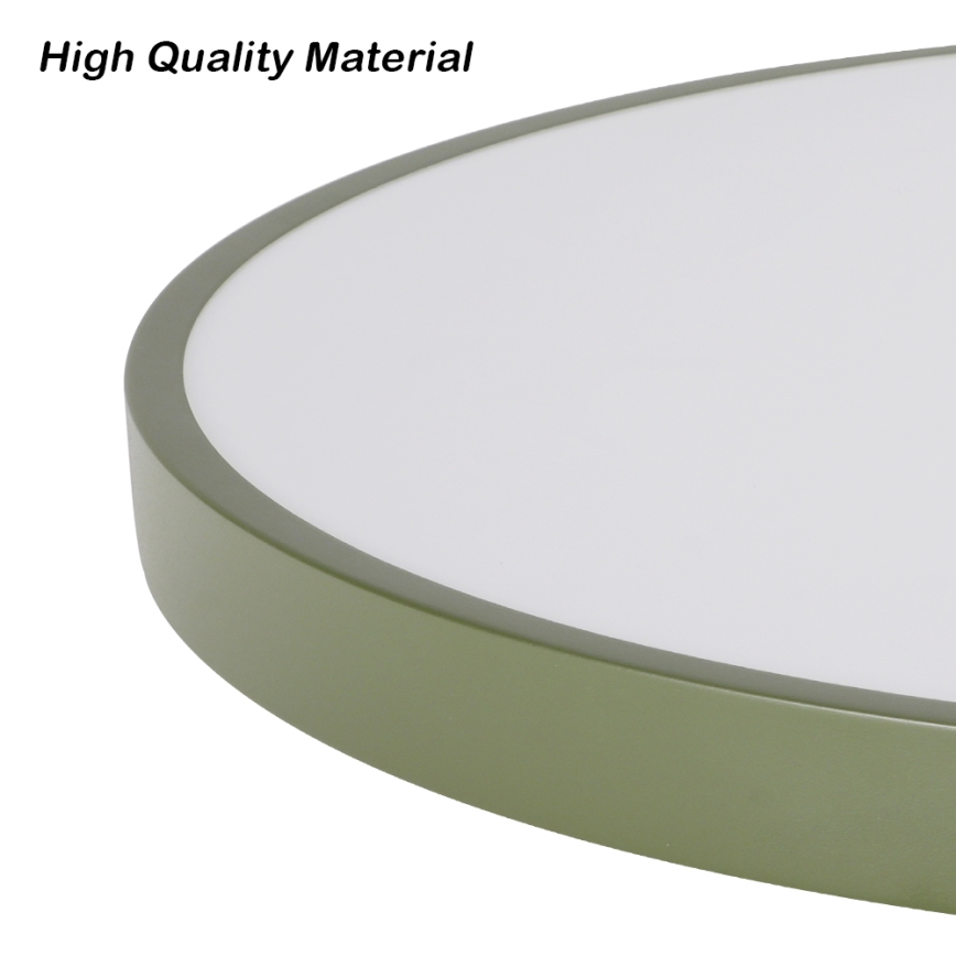 Brilagi - димований світлодіодний стельовий світильник POOL LED/36W/230V 3000-6000K, діаметр 30 см, зелений, з пультом дистанційного керування