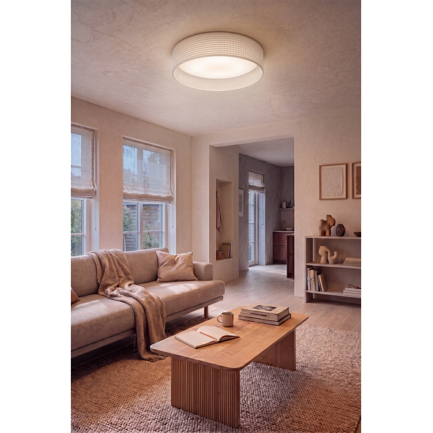 Brilagi - LED-дімований стельовий світильник VELVET SMARTIX STARS LED/36W/230V 3000-6000K діаметр 55 см кремовий Wi-Fi Tuya Beacon + дистанційне керування