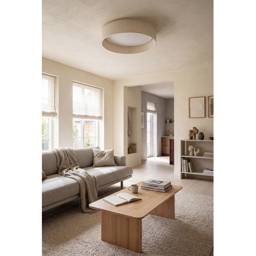 Brilagi - LED-дімований стельовий світильник VELVET SMARTIX STARS LED/36W/230V 3000-6000K діаметр 55 см кремовий Wi-Fi Tuya Beacon + дистанційне керування