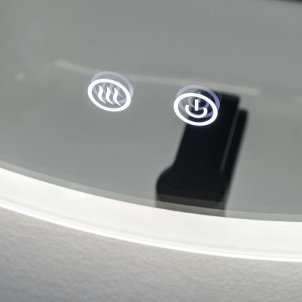 Brilagi - LED ванное зеркало с подогревом CLARA ECO LED/12Вт/230В Ø 60 см IP44 CRI 90 диммируемое + CCT