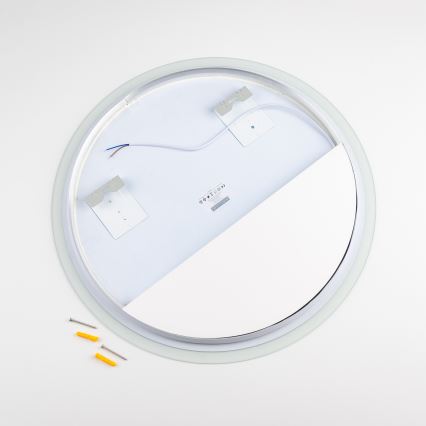 Brilagi - Зеркало для ванной BERNATE LED/19W/230V Ø 60 см, серебристое, IP44, CRI 90, диммируемое + CCT