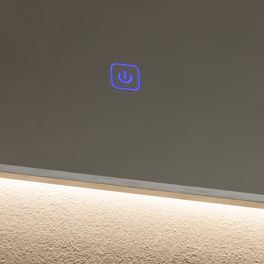 Brilagi - LED-зеркало для ванной DESIO LED/30W/230V 60x90 см серебристое IP44 CRI 90 диммируемое + CCT