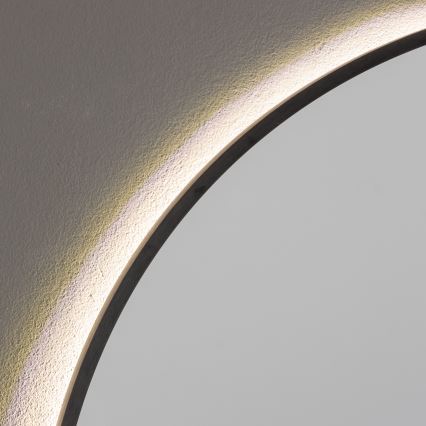 Brilagi - LED-зеркало для ванной NOVARA LED/19W/230V диаметр 60 см черное IP44 CRI 90 диммируемое + CCT
