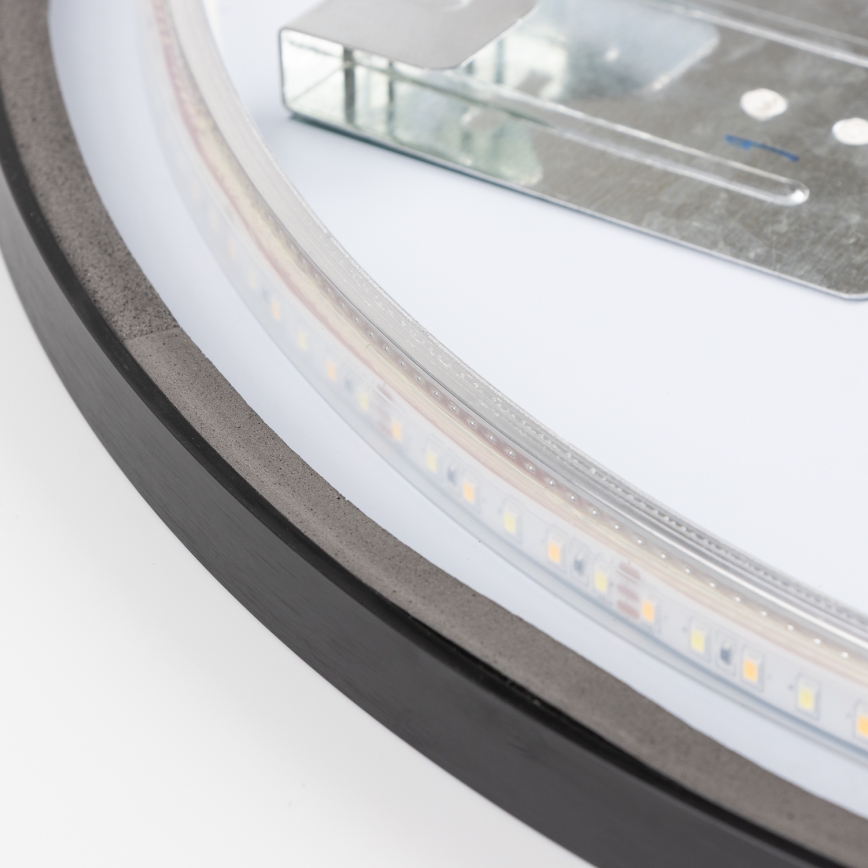 Brilagi - LED-зеркало для ванной NOVARA LED/19W/230V диаметр 60 см черное IP44 CRI 90 диммируемое + CCT