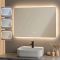 BRILAGI - LED-зеркало для ванной с подогревом DIANA LED/20Вт/230В 60×90 см IP44 CRI 90 диммируемое + CCT