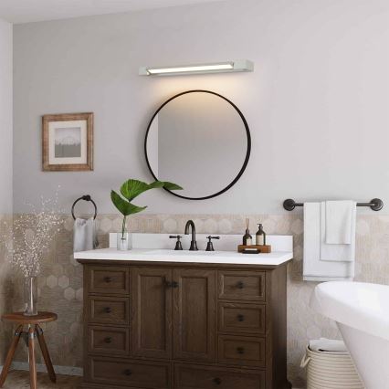 Brilagi - LED-подсветка зеркала для ванной AQUA LINE LED/18W/230V, 60 см, IP44, матовый хром, CRI 90