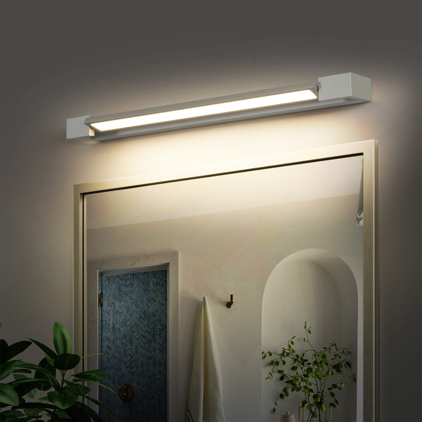 Brilagi - LED-подсветка зеркала для ванной AQUA LINE LED/18W/230V, 60 см, IP44, матовый хром, CRI 90