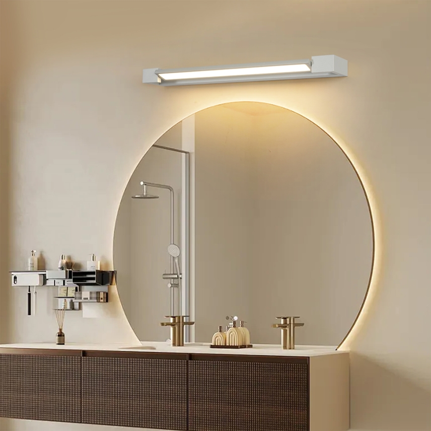 Brilagi - LED-подсветка зеркала для ванной AQUA LINE LED/18W/230V, 60 см, IP44, матовый хром, CRI 90