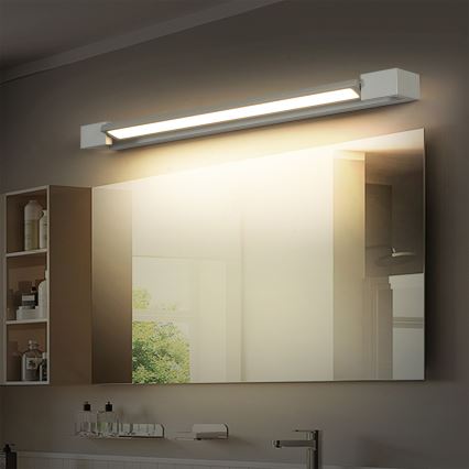 Brilagi - LED-подсветка зеркала для ванной AQUA LINE LED/18W/230V, 60 см, IP44, матовый хром, CRI 90