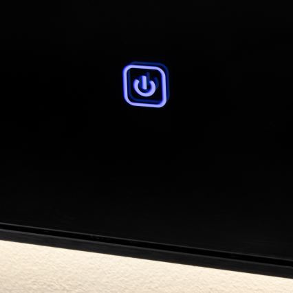 Brilagi - LED зеркало для ванной SUELLO LED/28W/230V 60x80 см чёрное IP44 CRI 90 диммируемое + CCT