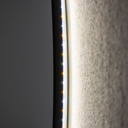 BRILAGI - LED-зеркало для ванной VENA BLACK LED/26W/230V Ø 80 см IP44 CRI 90 диммируемое + CCT