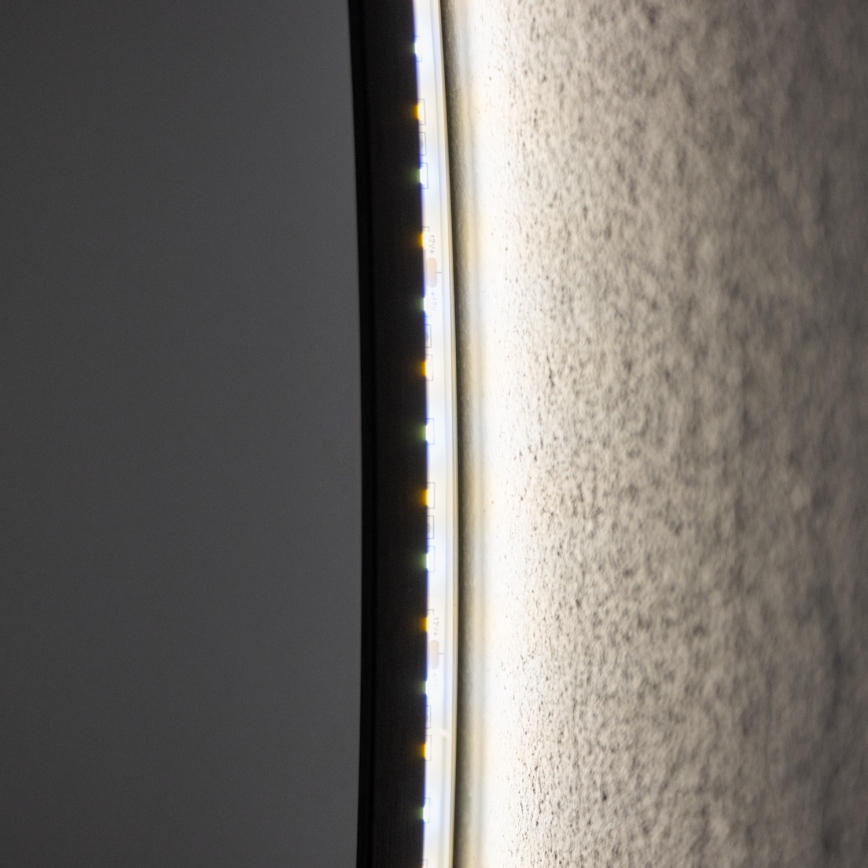 BRILAGI - LED-зеркало для ванной VENA BLACK LED/26W/230V Ø 80 см IP44 CRI 90 диммируемое + CCT