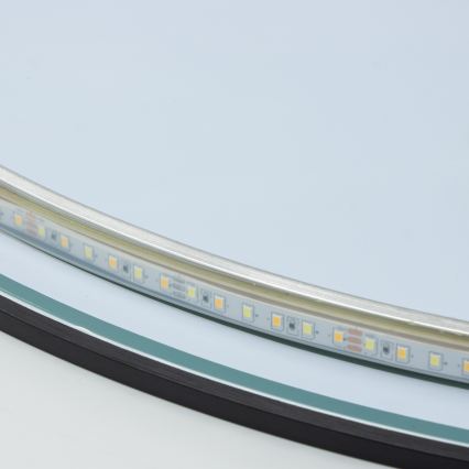 BRILAGI - LED-зеркало для ванной VENA BLACK LED/26W/230V Ø 80 см IP44 CRI 90 диммируемое + CCT