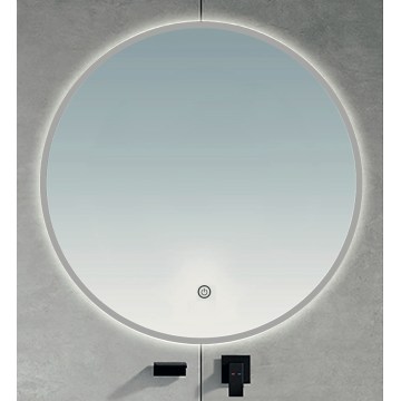 BRILAGI - LED-зеркало для ванной VENA SILVER LED/26W/230V, диаметр 80 см, IP44, CRI 90, диммируемое + CCT