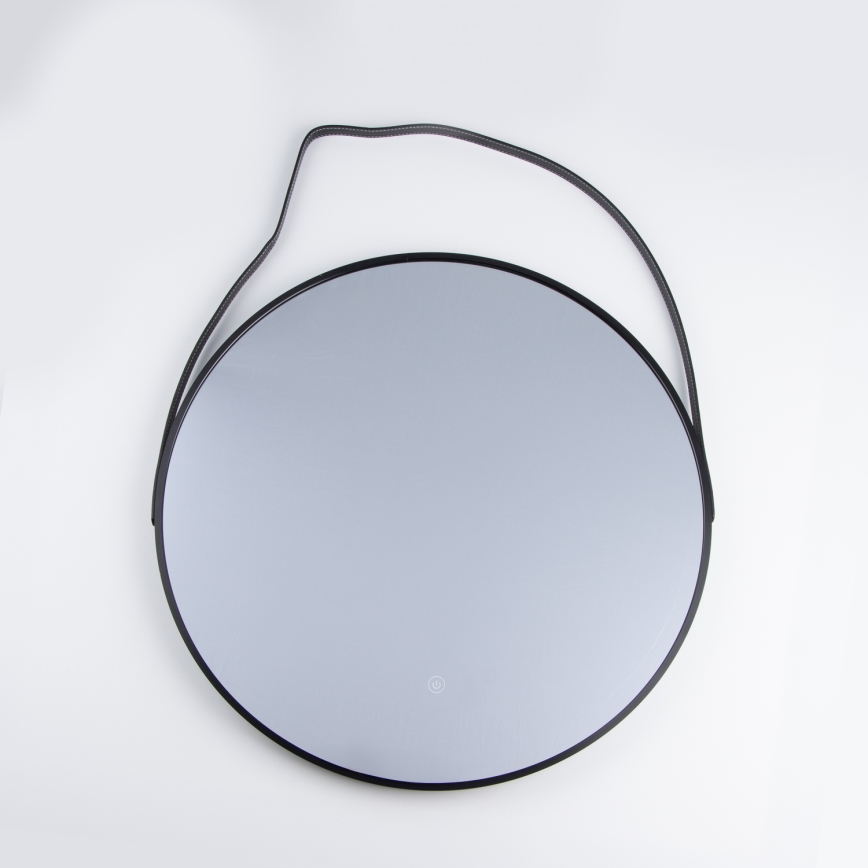Brilagi - LED-зеркало для ванной VERESE LED/19W/230V pr. 60 cm чёрное IP44 CRI 90 диммируемое + CCT