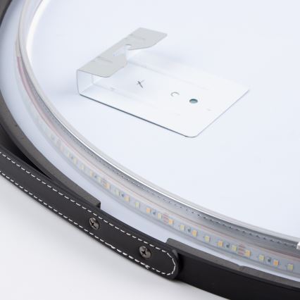 Brilagi - LED-зеркало для ванной VERESE LED/19W/230V pr. 60 cm чёрное IP44 CRI 90 диммируемое + CCT