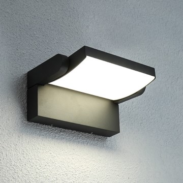 BRILAGI - LED зовнішній настінний світильник ANKLE LED/12W/230V IP65 чорний