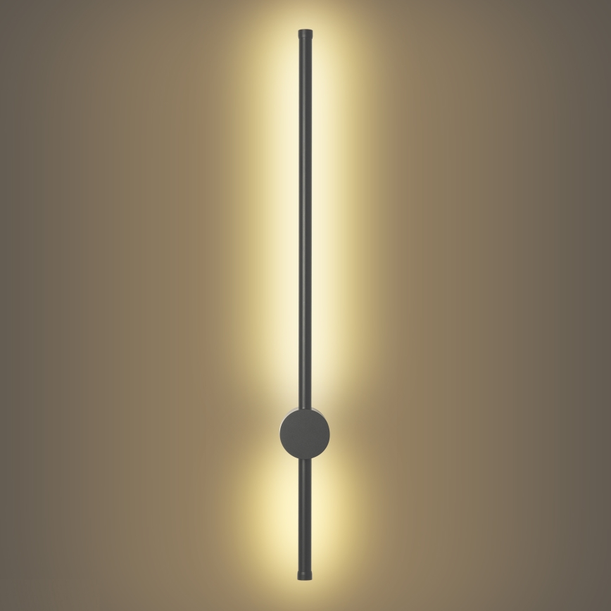 Brilagi - LED зовнішній настінний світильник AURA LED/12 Вт/230 В 3000 К IP54 65 см антрацит