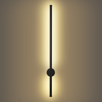 Brilagi - LED зовнішній настінний світильник AURA LED/12W/230V 3000K IP54 65 см чорний