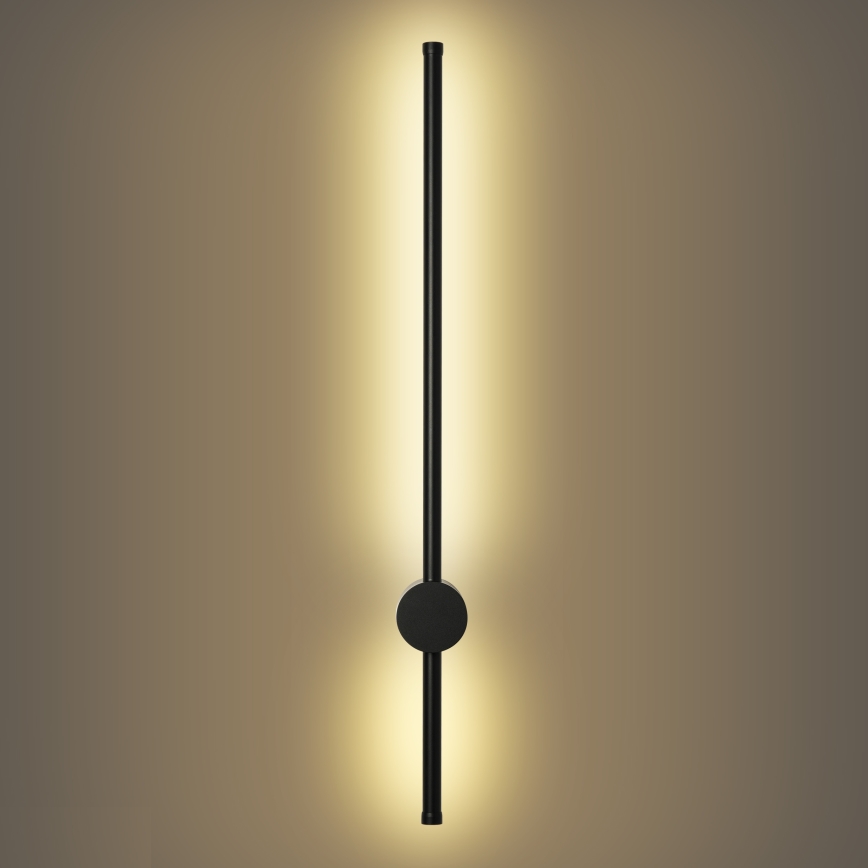 Brilagi - LED зовнішній настінний світильник AURA LED/12W/230V 3000K IP54 65 см чорний