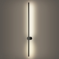 Brilagi - LED Зовнішній настінний світильник AURA LED/20W/230V 4000K IP54 97 cm чорний CRI 90