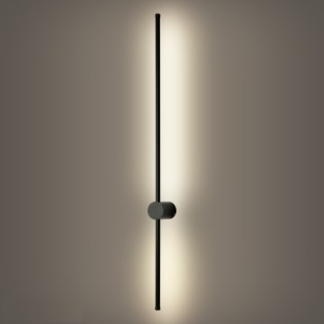 Brilagi - LED Зовнішній настінний світильник AURA LED/20W/230V 4000K IP54 97 cm чорний CRI 90