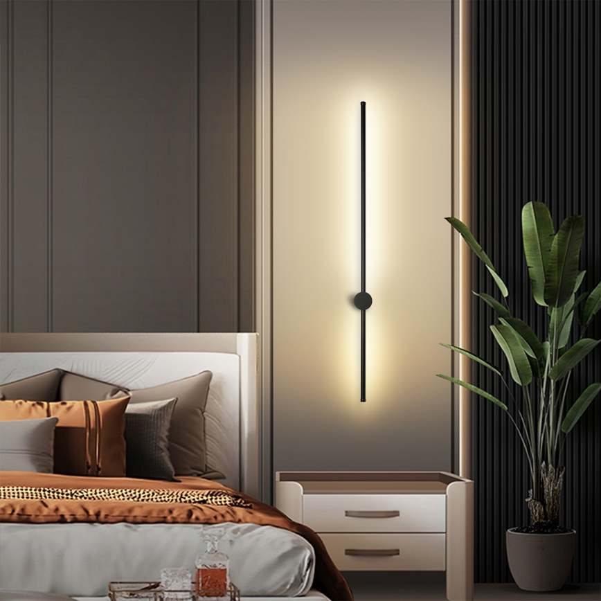 Brilagi - LED зовнішній настінний світильник AURA 20W/230V 4000K IP54 97 см антрацит CRI 90