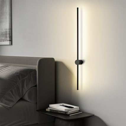 Brilagi - LED Зовнішній настінний світильник AURA LED/20W/230V 4000K IP54 97 cm чорний CRI 90