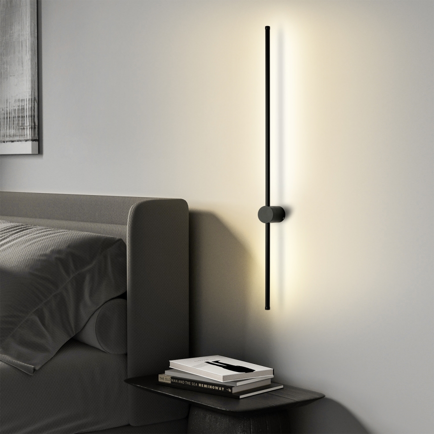 Brilagi - LED Зовнішній настінний світильник AURA LED/20W/230V 4000K IP54 97 cm чорний CRI 90