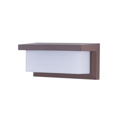 Brilagi - LED зовнішній настінний світильник BRICKY LED/12W/230V коричневий IP54