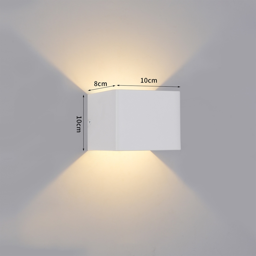 Brilagi - LED зовнішній настінний світильник DONNANI LED/5W/230V, білий, IP44