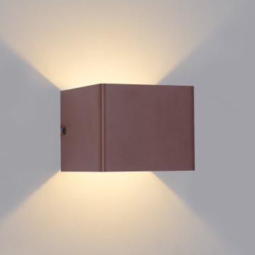Brilagi - LED зовнішній настінний світильник DONNANI LED/5W/230V коричневий IP44