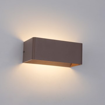 Brilagi - LED зовнішній настінний світильник DONNANI LED/7 Вт/230 В коричневий IP44