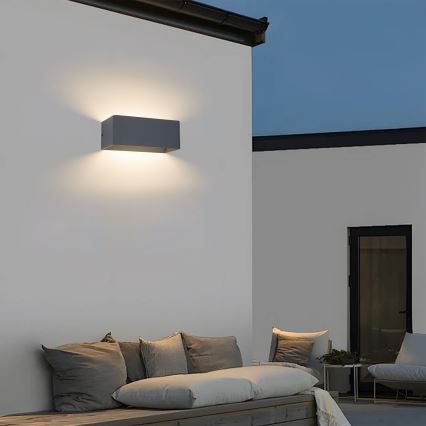 Brilagi - LED зовнішній настінний світильник DONNANI LED/7W/230V антрацит IP44