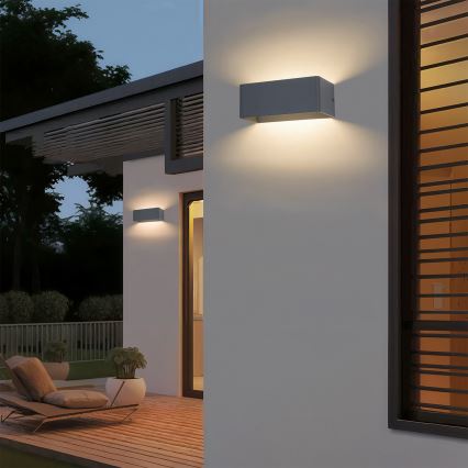 Brilagi - LED зовнішній настінний світильник DONNANI LED/7W/230V антрацит IP44
