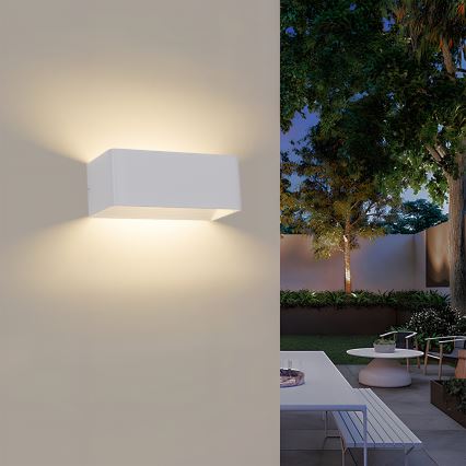 Brilagi - LED зовнішній настінний світильник DONNANI LED/7W/230V білий IP44