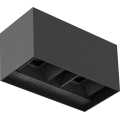Brilagi - LED зовнішній настінний світильник DOUBLE CUBE LED/12W/230V антрацит IP65