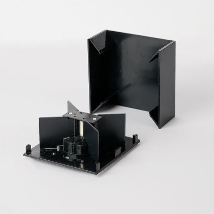 Brilagi - LED зовнішній настінний світильник DOUBLERAY LED/4W/230V чорний IP65