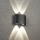 Brilagi - LED зовнішній настінний світильник FLAREBOX LED/4W/230V чорний IP65
