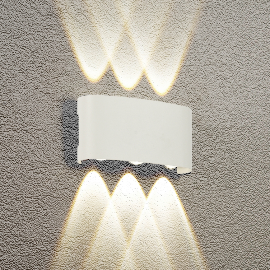 Brilagi - LED зовнішній настінний світильник FLAREBOX LED/6W/230V білий IP65