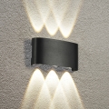 Brilagi - LED зовнішній настінний світильник FLAREBOX LED/6W/230V чорний IP65